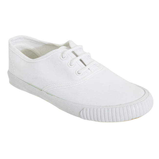 Blanc - Front - Dek - Chaussures en toile - Garçon