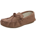 Marron clair - Front - Eastern Counties - Mocassins - Adulte