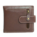 Marron - Front - Eastern Counties Leather - Portefeuille double avec Zip