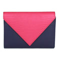 Violet - rose - Front - Eastern Counties Leather - Portefeuille en forme d'enveloppe BELLE - Femme