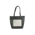 Gris foncé - blanc - Back - Eastern Counties Leather - Tote bag POLLY - Femme