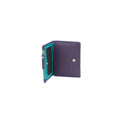 Violet - Turquoise vif - Back - Eastern Counties Leather - Porte-monnaie ISOBEL - Femme
