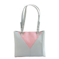 Gris - Rose - Front - Eastern Counties Leather - Sac à main ALICE