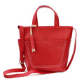 Rouge - Front - Eastern Counties Leather - Sac à main NADIA