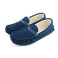 Bleu - Front - Eastern Counties Leather - Mocassins BETHANY - Femme