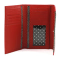 Rouge - Noir - Side - Eastern Counties Leather - Porte-monnaie CONNIE