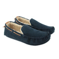 Bleu marine - Front - Eastern Counties Leather - Mocassins OWEN - Homme