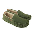 Vert sombre - Front - Eastern Counties Leather - Mocassins OWEN - Homme