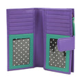 Violet - Turquoise vif - Lifestyle - Eastern Counties Leather - Porte-monnaie HAYLEY