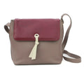 Taupe - Bordeaux - Front - Eastern Counties Leather - Sac à main ZADA - Femme