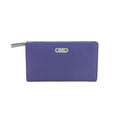 Violet - Gris - Front - Eastern Counties Leather - Porte-monnaie ROSEMARY - Femme