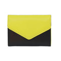 Noir - Jaune fluo - Front - Eastern Counties Leather - Porte-monnaie PIPPA - Femme