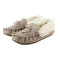 Beige gris - Front - Eastern Counties Leather - Mocassins WILLOW - Femme