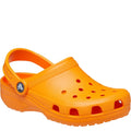 Orange vif - Front - Crocs - Sabots CLASSIC - Enfant