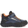 Bleu marine - Orange - Side - Geox - Chaussures décontractées SIMBYOS ABX - Garçon
