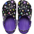 Violet néon - Multicolore - Side - Crocs - Sabots CLASSIC - Enfant