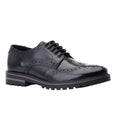 Noir - Front - Base London - Chaussures brogues GIBBS - Homme
