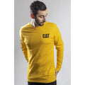 Jaune - Side - Caterpillar C1510034 - T-shirt à manches longues - Homme