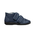 Bleu marine - Side - GBS Med Torbay - Chaussons extra larges - Unisexe