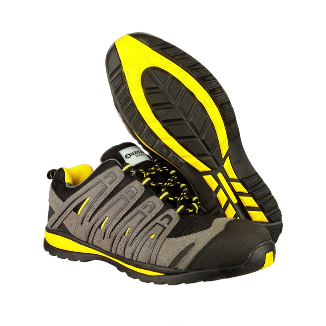 Noir - gris - jaune - Close up - Amblers Safety FS42C - Chaussures de sécurité - Homme
