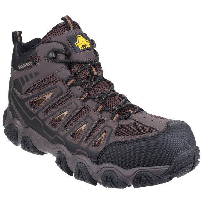 Marron - Front - Amblers Safety AS801 - Chaussures de randonnée imperméables - Homme