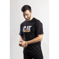Noir - Back - Caterpillar - T-shirt manches courtes - Homme