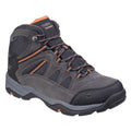 Gris charbon - Orange brûlé - Front - Hi Tec - Chaussures montantes de randonnée BANDERA - Homme