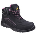 Noir - Front - Amblers - Chaussures de sécurité avec zip latéral LYDIA - Femme