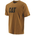 Marron - Front - Caterpillar - T-shirt imprimé - Hommes