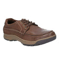 Marron - Front - Hush Puppies - Chaussures TUCKER - Homme