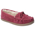 Bordeaux - Front - Hush Puppies - Chaussons ADDY - Femme