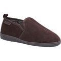 Marron - Front - Hush Puppies - Chaussons ARNOLD - Homme