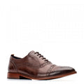 Marron - Front - Base London - Chaussures brogues - Homme