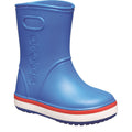 Bleu - orange - Front - Crocs - Bottes de pluie CROCBAND - Enfant