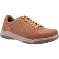 Marron - Front - Hush Puppies - Chaussures FINLEY - Homme