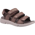 Marron - Front - Hush Puppies - Sandales RAUL - Homme