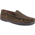 Marron - Front - Cotswold - Chaussons mocassins SODBURY - Homme