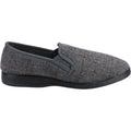 Gris - Back - Fleet & Foster - Chaussons MITCHELL - Homme