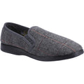 Gris - Front - Fleet & Foster - Chaussons MITCHELL - Homme