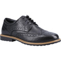 Noir - Marron clair - Front - Hush Puppies - Chaussures brogues VERITY - Fille