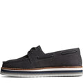 Noir - Side - Sperry - Chaussures bateau AUTHENTIC ORIGINAL STACKED - Femme