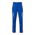 Bleu roi - Blanc - Front - James and Nicholson - Pantalon LEVEL - Homme
