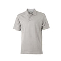 Gris - Front - James and Nicholson - Polo BASIC - Adulte