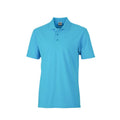 Turquoise - Front - James and Nicholson - Polo BASIC - Adulte