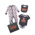 Blanc - Noir - Rouge - Front - Amplified - Ensemble Body FLY ON THE WALL - Bébé