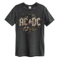 Charbon - Front - Amplified - T-shirt ROCK OR BUST TOUR EUROPE DATES - Adulte