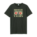 Charbon - Front - Amplified - T-shirt MONEY TALKS - Adulte