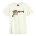 Blanc - Front - Amplified - T-shirt RAY GUN - Adulte