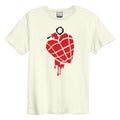 Blanc - Front - Amplified - T-shirt AMERICAN IDIOT HEART GRENADE - Adulte