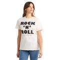 Blanc - Side - Amplified - T-shirt ROCK N ROLL - Adulte